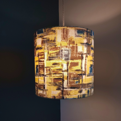 Lampshade - 1970s Scribble