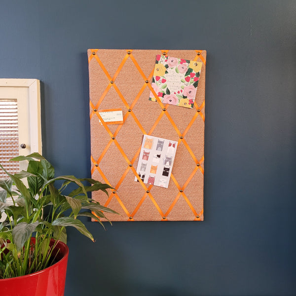 Notice Board - Mid Century Orange