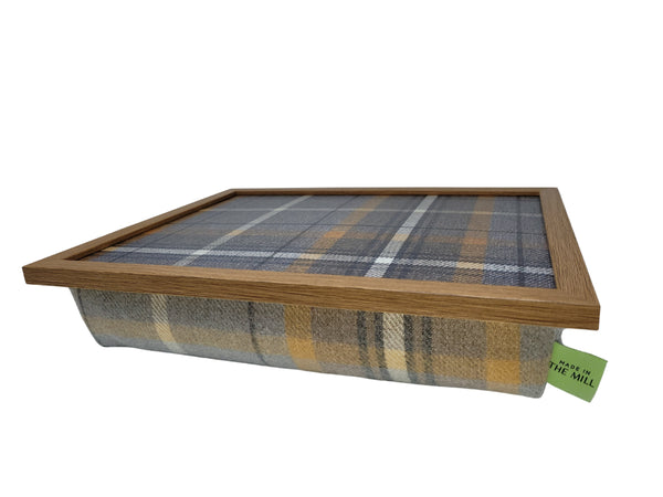 Luxury Westie Tweed Lap Tray With Bean Bag