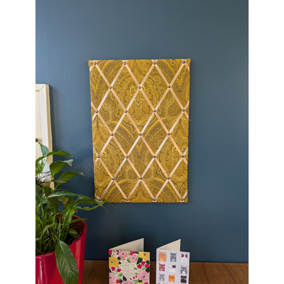 Notice Board - Gold Tapestry