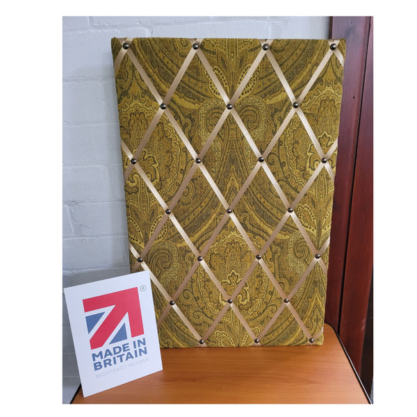 Notice Board - Gold Tapestry