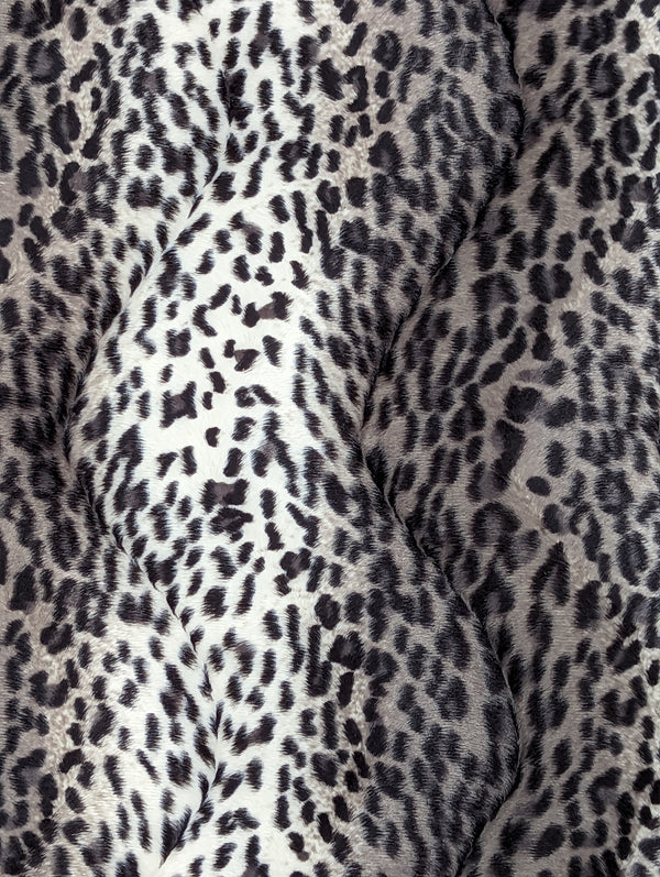 Bed Relaxer - Grey Cheetah Print