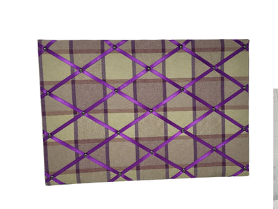 Notice Board - Purple Tweed