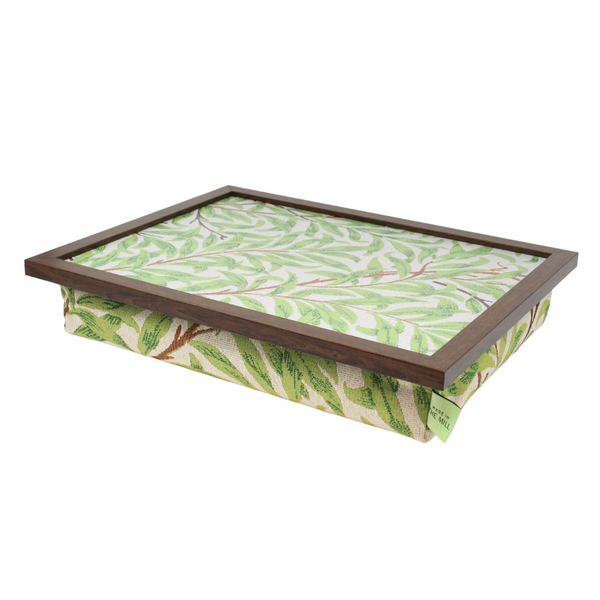 Luxury Sage Willow Lap Tray With Bean Bag