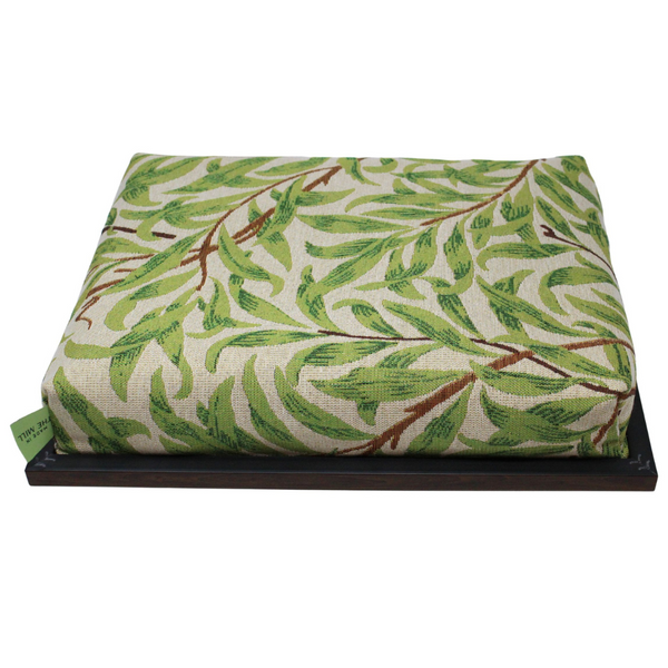 Luxury Sage Willow Lap Tray With Bean Bag